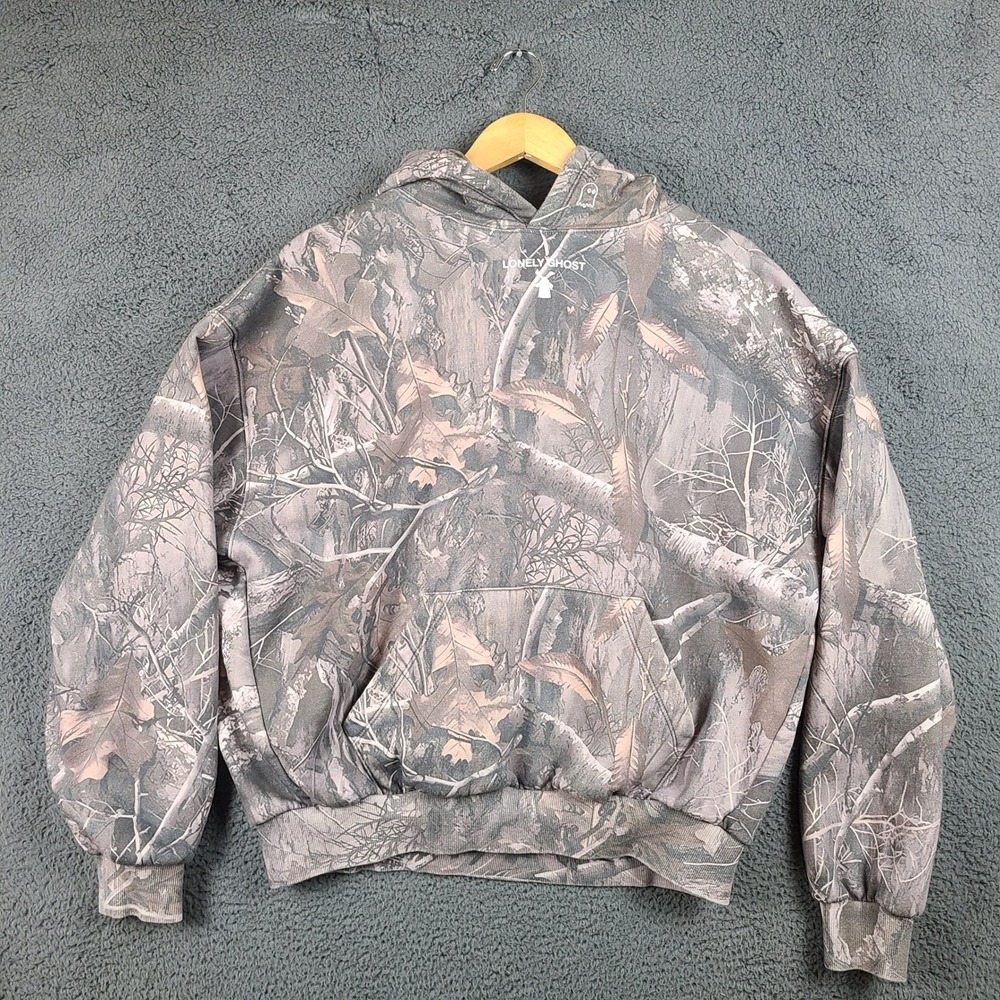 Lonely Ghost Dutch Bros Camo Hoodie Text Me When You Get To Dutch Medium